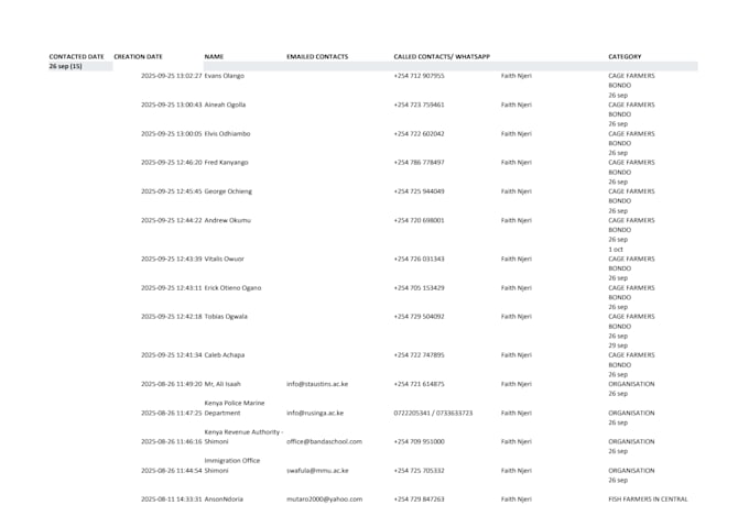 manage your CRM and client follow ups professionally